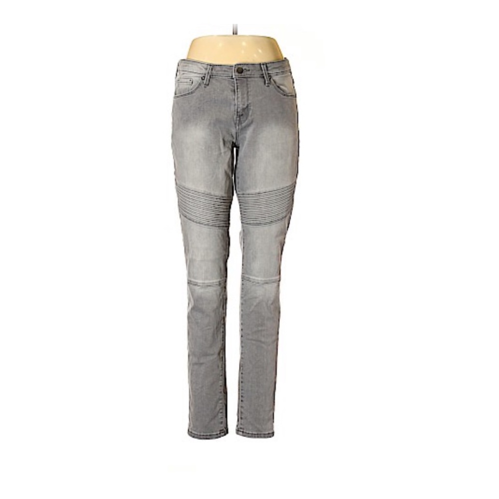 Mossimo Gray Mid-Rise Denim Legging